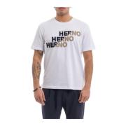 T-Shirt Herno , White , Heren