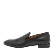 Pre-owned Leather flats Christian Louboutin Pre-owned , Black , Heren