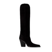 Leather boots Paris Texas , Black , Dames