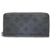 Pre-owned Leather wallets Louis Vuitton Vintage , Gray , Dames