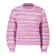 Melange Gebreide Trui Betty & Co , Pink , Dames