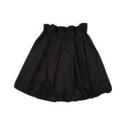 Zwarte Ballon Mini Rok The New Society , Black , Dames