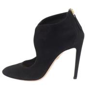 Pre-owned Suede boots Aquazzura Pre-owned , Black , Dames