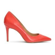 Rode graanlederen stiletto's Kazar , Red , Dames