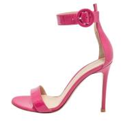 Pre-owned Leather sandals Gianvito Rossi Pre-owned , Pink , Dames