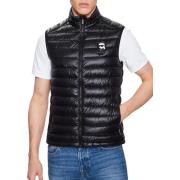 Zwarte Vest Stijlvolle Herenmode Karl Lagerfeld , Black , Heren