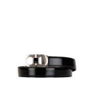 Pre-owned Leather belts Salvatore Ferragamo Pre-owned , Black , Heren