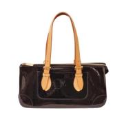 Pre-owned Leather louis-vuitton-bags Louis Vuitton Vintage , Purple , ...