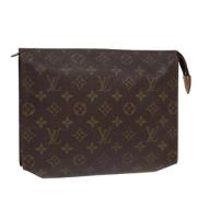 Pre-owned Canvas pouches Louis Vuitton Vintage , Brown , Dames