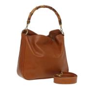 Pre-owned Leather gucci-bags Gucci Vintage , Brown , Dames