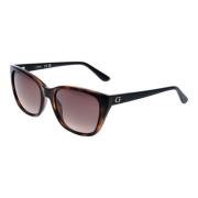 Bruine Cat Eye Zonnebril Guess , Brown , Dames