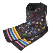 Pre-owned Canvas scarves Louis Vuitton Vintage , Multicolor , Dames