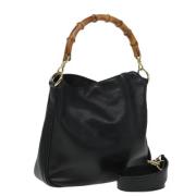 Pre-owned Leather gucci-bags Gucci Vintage , Black , Dames