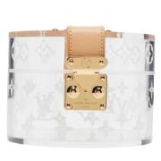 Pre-owned Fabric clutches Louis Vuitton Vintage , White , Dames