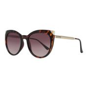 Bruine Cat Eye Zonnebril Guess , Brown , Dames