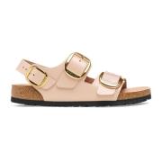 Beige Patent Milano Sandal Birkenstock , Beige , Dames