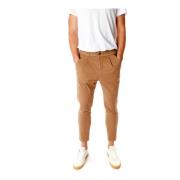 Tapered Fit Chino Broek Drykorn , Brown , Heren