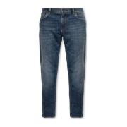 Jeans met logo Dolce & Gabbana , Blue , Heren