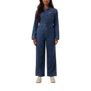 Blauwe Workwear Unionall Jumpsuit Lee , Blue , Dames