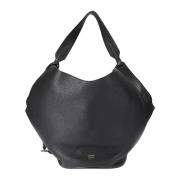 Sjaal-geïnspireerde Lichtgewicht Tote Bag Khaite , Black , Dames