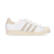 Klassieke Lage Sneaker Wit/Blauw Adidas , Beige , Heren