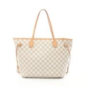 Pre-owned Leather louis-vuitton-bags Louis Vuitton Vintage , White , D...