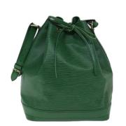 Pre-owned Leather louis-vuitton-bags Louis Vuitton Vintage , Green , D...