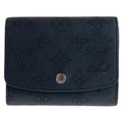 Pre-owned Leather wallets Louis Vuitton Vintage , Black , Dames