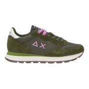 Militaire platte schoenen Sun68 , Green , Dames