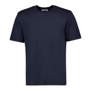 Navy Blauw Katoenen T-shirt Orlebar Brown , Blue , Heren