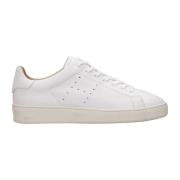 Vintage Style Sneakers Wit Hogan , White , Heren