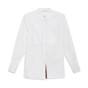 Elegante Witte Shirt Maliparmi , White , Dames