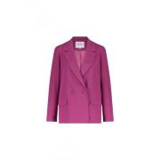 Stijlvolle Blazer voor een chique look Fabienne Chapot , Pink , Dames