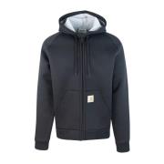 Zwarte Hoodie Warm Waterdicht Carhartt Wip , Black , Heren