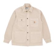 Steen Geverfde Werkjas Carhartt Wip , Beige , Heren