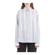 Grijs/Lichtroze Shirt - DO4 Stijl Acne Studios , Gray , Dames