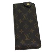 Pre-owned Canvas pouches Louis Vuitton Vintage , Brown , Dames