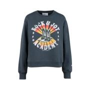 Antraciet Ronde-hals Sweatshirt Lange Mouwen Leon & Harper , Gray , Da...