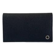 Pre-owned Canvas wallets Bvlgari Vintage , Black , Dames