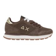 Platte Schoenen Bruin Ally Goud Zilver Sun68 , Brown , Dames