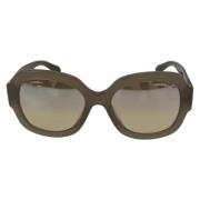 Pre-owned Plastic sunglasses Chanel Vintage , Gray , Dames