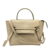 Pre-owned Leather celine-bags Celine Vintage , Beige , Dames