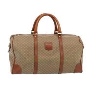 Pre-owned Canvas travel-bags Celine Vintage , Beige , Dames