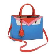 Pre-owned Leather handbags Fendi Vintage , Blue , Dames