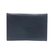 Pre-owned Leather wallets Hermès Vintage , Black , Heren