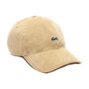 Ribfluwelen Pet Lacoste , Beige , Unisex