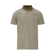 Groene Microlines Slim Fit Polo Hugo Boss , Beige , Heren