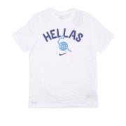 2024 Basketball Tee Team Greece Nike , White , Heren