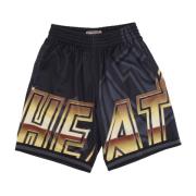 Miami Heat Basketbalshorts Mitchell & Ness , Multicolor , Heren