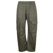 Cargo Pant Mixed Cotton Fabric Golden Goose , Green , Heren